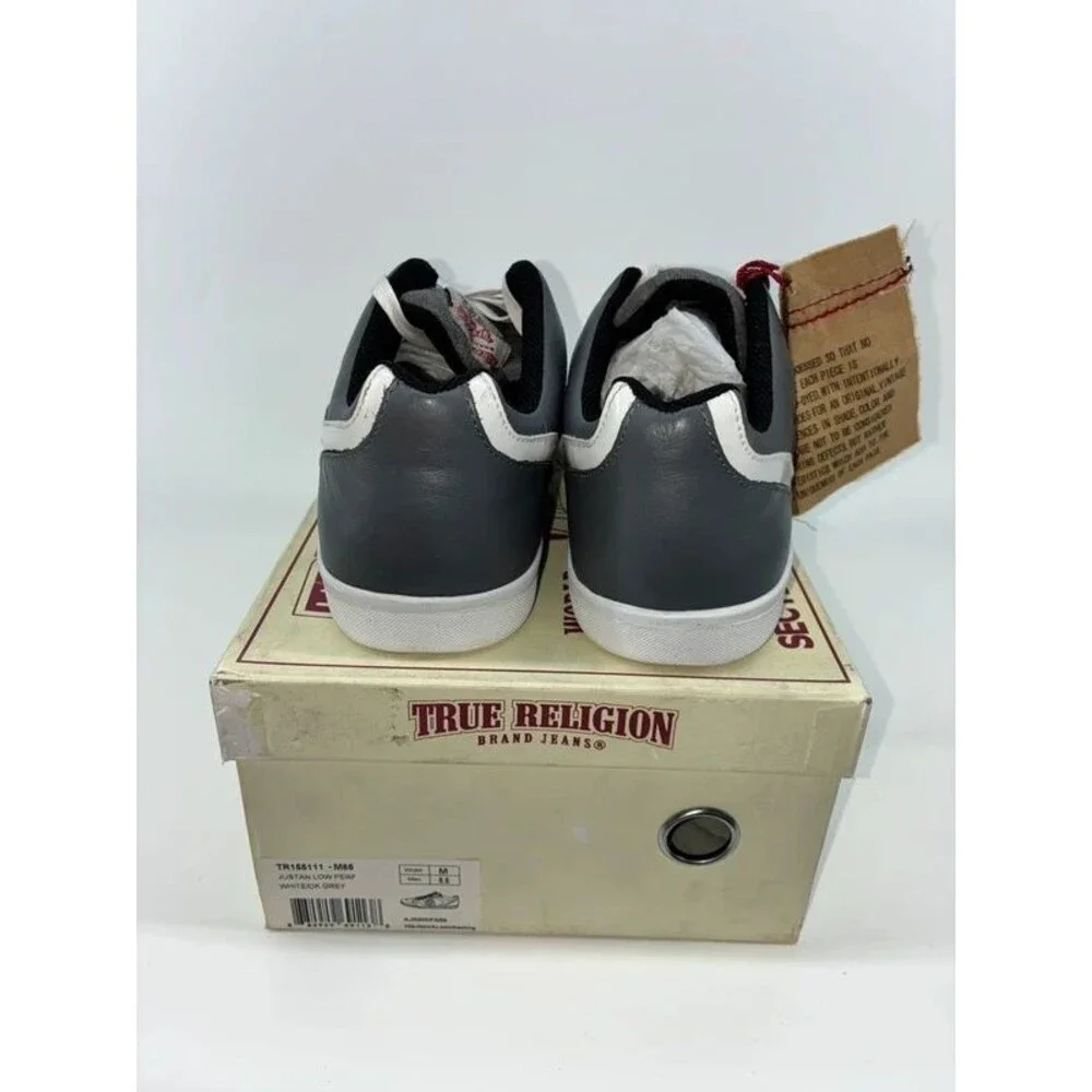 True Religion Low Top Sneakers White/Grey - Men’s 9.5